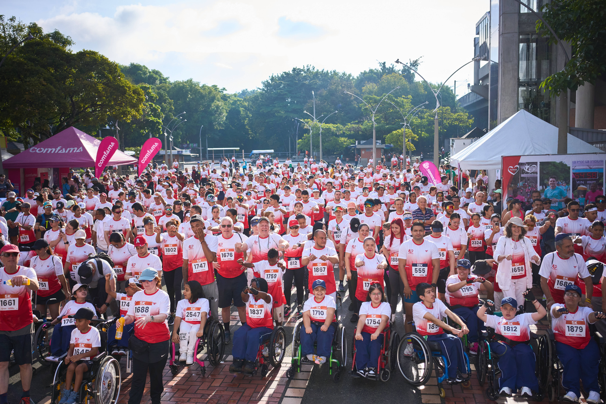 Medellín se llenó de amor y solidaridad con la XII edición de "Corre Por Amor"